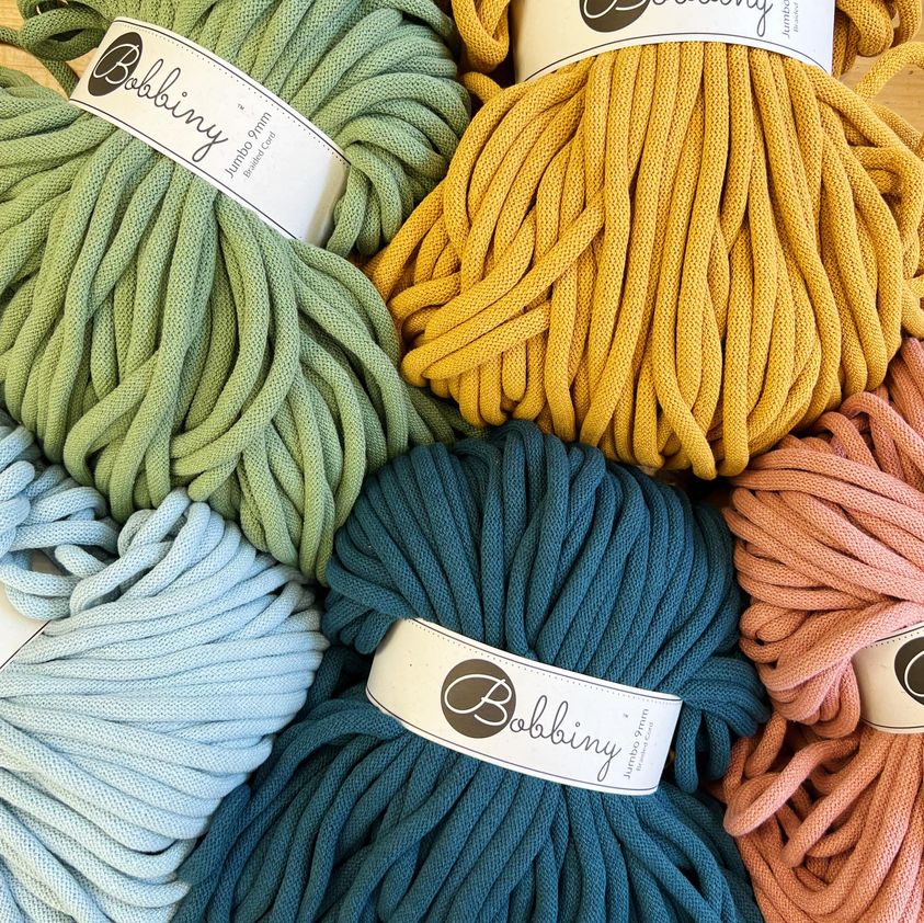 A selection Bobbiny wool yarn