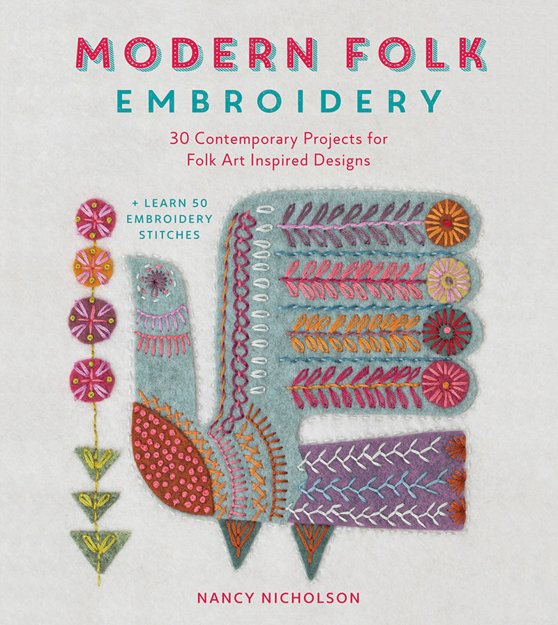 Modern Folk Embroidery - Nancy Nicholson