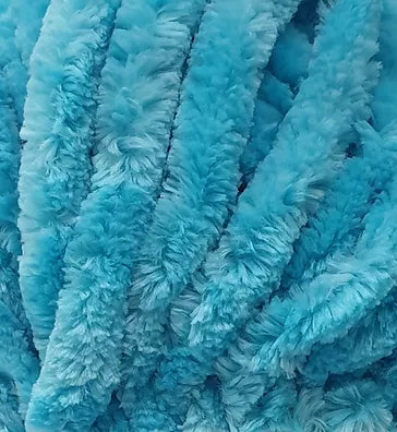 Scrumpalicious super chunky chenille yarn by Cygnet Yarns in acquatic
