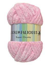 Scrumpalicious super chunky chenille yarn by Cygnet Yarns